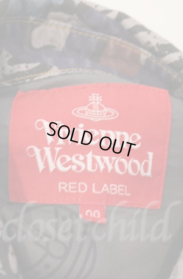 画像5: ヴィヴィアンウエストウッド 中古 / FRAT HOUSE DENIMシャツ 00 グレーｘマルチ  O-25-11-09-032-bl-YM-OS (5)