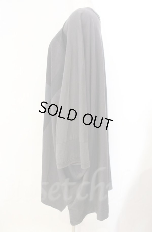 画像3: ヴィヴィアンウエストウッド 中古 / オーブプリントビッグシルエットカットソー 00 チャコール  O-25-11-09-033-op-YM-OS (3)