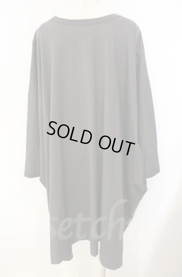 画像4: ヴィヴィアンウエストウッド 中古 / オーブプリントビッグシルエットカットソー 00 チャコール  O-25-11-09-033-op-YM-OS (4)