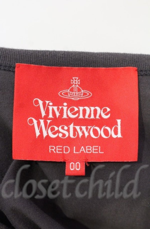 画像5: ヴィヴィアンウエストウッド 中古 / オーブプリントビッグシルエットカットソー 00 チャコール  O-25-11-09-033-op-YM-OS (5)