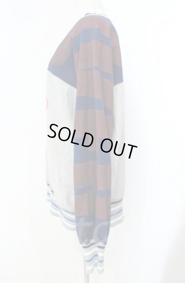 画像3: ヴィヴィアンウエストウッド 中古 / オーガニックドルマンプルオーバー 00 グレーｘネイビー  O-25-11-09-034-to-YM-OS (3)