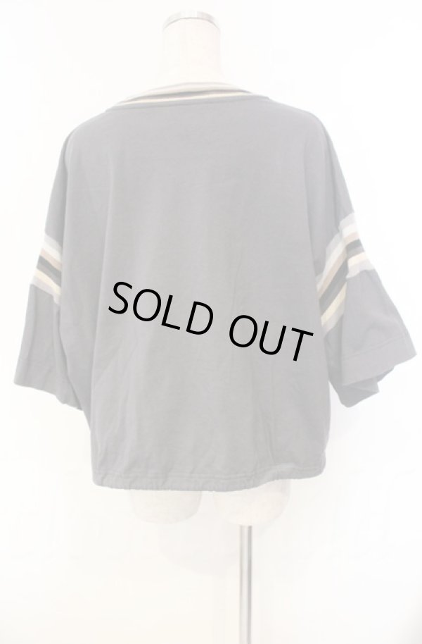 画像4: ヴィヴィアンウエストウッド 中古 / オーガニックBD天竺カラーリブクロップドトップス 00 チャコール  O-25-11-09-035-to-YM-OS (4)