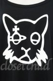画像2: ヴィヴィアンウエストウッド 中古 / キャットプリントビッグTシャツ 00 ブラック  O-25-11-09-037-to-YM-OS (2)