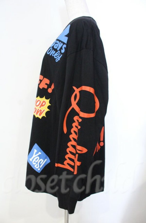 画像2: ヴィヴィアンウエストウッド 中古 / オーガニックコットン天竺Everything Must Goビーフィーカットソー 00 ブラック  O-25-11-09-038-to-YM-OS (2)