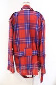 画像4: ANGLOMANIA 中古 / タータンチェックボンテージジャケット 40 レッド  O-25-11-09-004-jc-YM-OS (4)