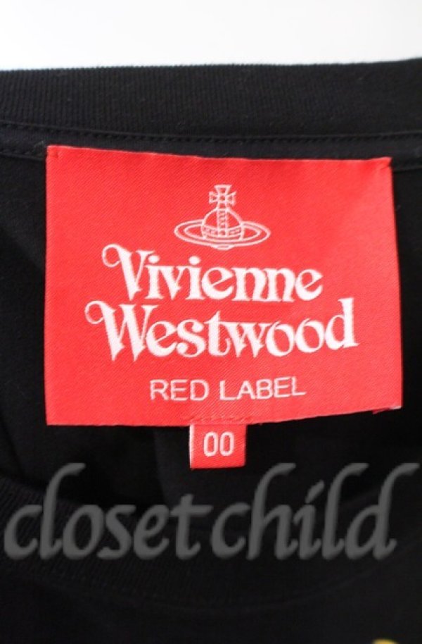 画像5: ヴィヴィアンウエストウッド 中古 / オーガニックコットン天竺Everything Must Goビーフィーカットソー 00 ブラック  O-25-11-09-038-to-YM-OS (5)