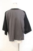 画像3: ヴィヴィアンウエストウッド 中古 / ラウンドラグランワイドカットソー 00 ブラックｘチャコール  O-25-11-09-039-to-YM-OS (3)