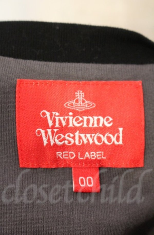 画像4: ヴィヴィアンウエストウッド 中古 / ラウンドラグランワイドカットソー 00 ブラックｘチャコール  O-25-11-09-039-to-YM-OS (4)