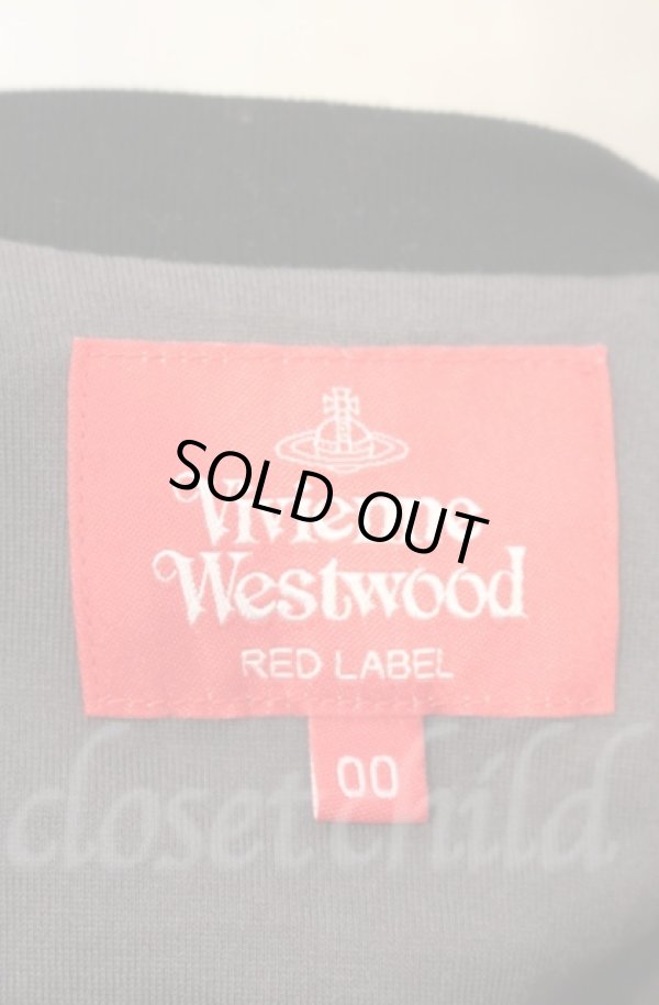 画像4: ヴィヴィアンウエストウッド 中古 / ラウンドラグランワイドカットソー 00 ブラックｘチャコール  O-25-11-09-039-to-YM-OS (4)