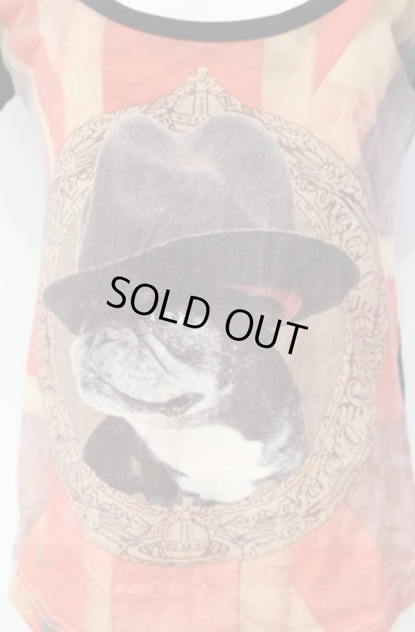 画像2: ヴィヴィアンウエストウッド 中古 / ミニラユニオンジャックTシャツ 1 ブラック  O-25-11-09-040-ts-IG-ZH (2)