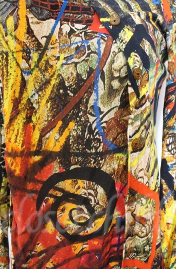 画像2: ヴィヴィアンウエストウッド 中古 / graffiti print ワンピース  マルチ  O-25-11-09-042-op-IG-OS (2)