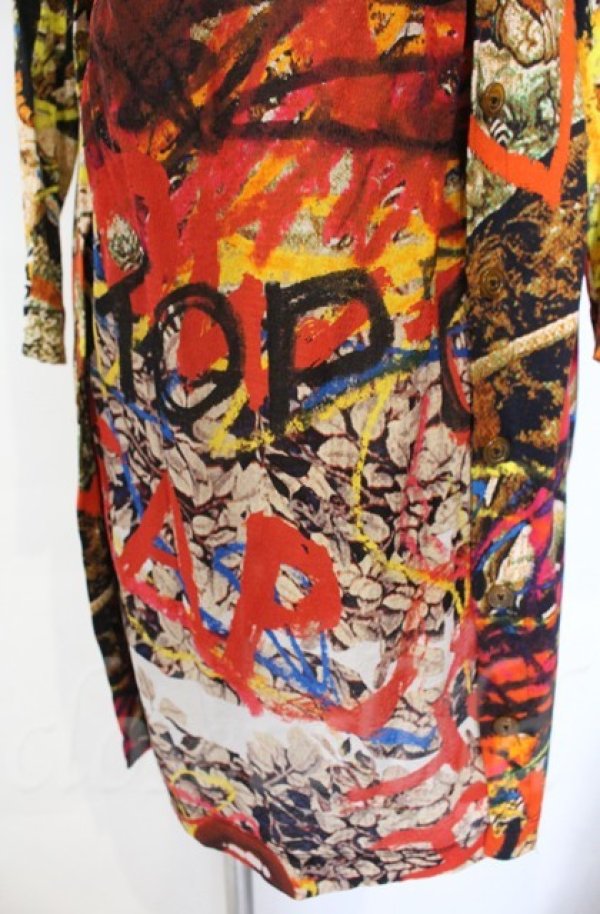 画像3: ヴィヴィアンウエストウッド 中古 / graffiti print ワンピース  マルチ  O-25-11-09-042-op-IG-OS (3)