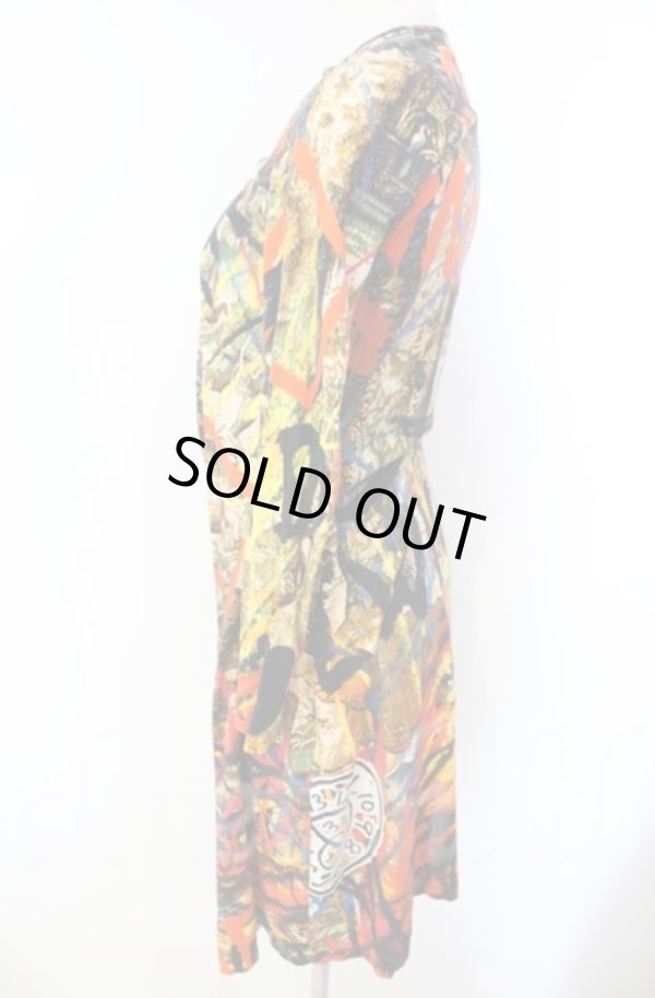 画像4: ヴィヴィアンウエストウッド 中古 / graffiti print ワンピース  マルチ  O-25-11-09-042-op-IG-ZH (4)