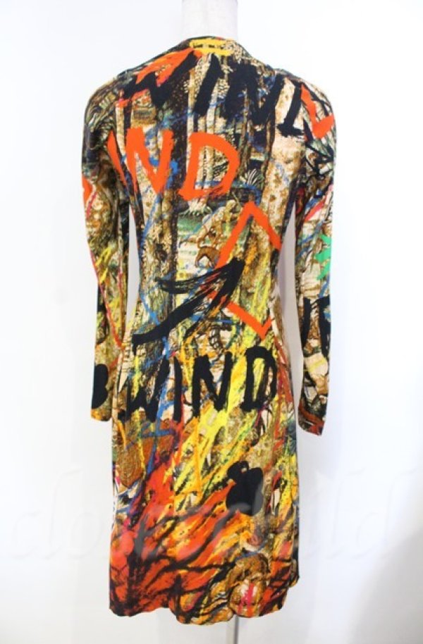 画像5: ヴィヴィアンウエストウッド 中古 / graffiti print ワンピース  マルチ  O-25-11-09-042-op-IG-OS (5)