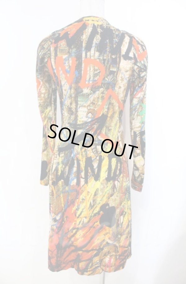 画像5: ヴィヴィアンウエストウッド 中古 / graffiti print ワンピース  マルチ  O-25-11-09-042-op-IG-ZH (5)