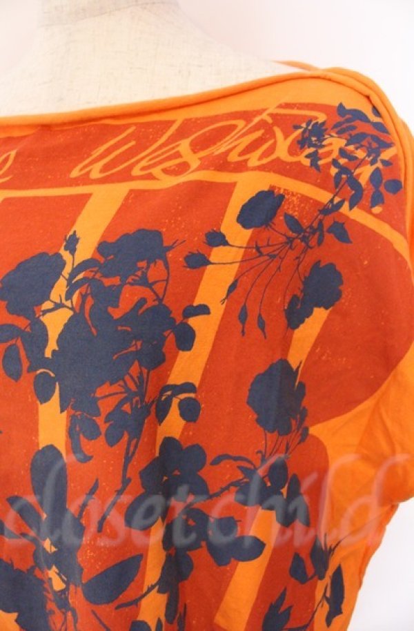 画像2: ヴィヴィアンウエストウッド 中古 / DO IT YOUR SELF スクエアカットソー 2 オレンジ  O-25-11-09-044-ts-YM-OS (2)