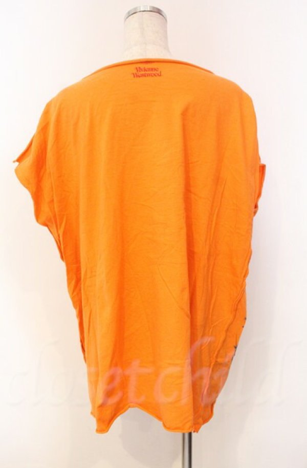 画像4: ヴィヴィアンウエストウッド 中古 / DO IT YOUR SELF スクエアカットソー 2 オレンジ  O-25-11-09-044-ts-YM-OS (4)