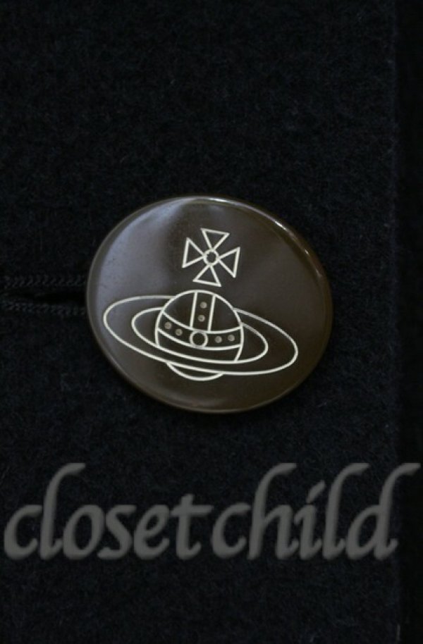 画像2: ヴィヴィアンウエストウッド 中古 / ラブ襟コート 1 ブラック  O-25-11-09-005-co-YM-OS (2)