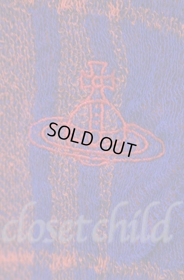 画像5: ヴィヴィアンウエストウッド 中古 / テクスチャーチェックニットクルーネックカーディガン 00 レッドｘネイビー  O-25-11-09-045-to-YM-OS (5)