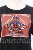 画像2: ヴィヴィアンウエストウッド 中古 / デュアブル パッチ＆ユニオンジャックTシャツ 02 ブラック  O-25-11-09-050-ts-IG-OS (2)