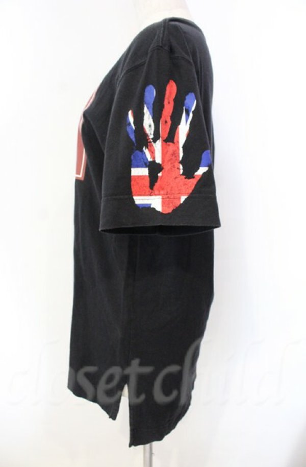 画像3: ヴィヴィアンウエストウッド 中古 / デュアブル パッチ＆ユニオンジャックTシャツ 02 ブラック  O-25-11-09-050-ts-IG-OS (3)