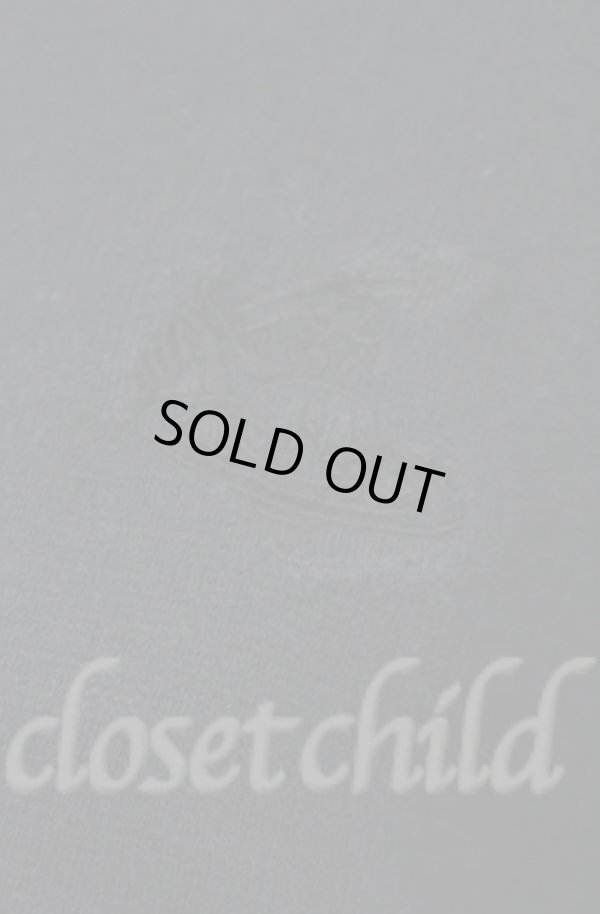 画像2: ANGLOMANIA 中古 / カットラス刺繍丸襟カーディガン 36 ブラック  O-25-11-09-051-to-IG-OS (2)