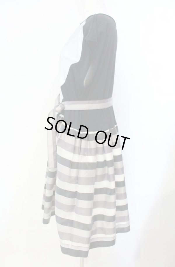 画像3: ANGLOMANIA 中古 / ビッグハートワンピース  ブラック×グレー  O-25-11-09-053-op-IG-ZH (3)