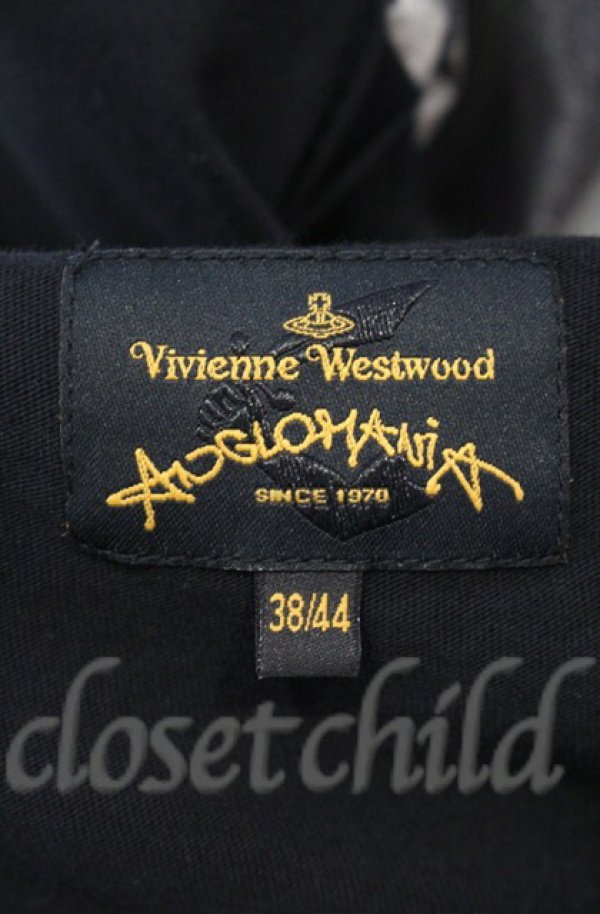 画像5: ANGLOMANIA 中古 / ビッグハートワンピース  ブラック×グレー  O-25-11-09-053-op-IG-OS (5)