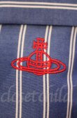 画像2: ヴィヴィアンウエストウッド 中古 / ストライプシャツドレス M ブルー  O-25-11-09-055-op-YM-OS (2)