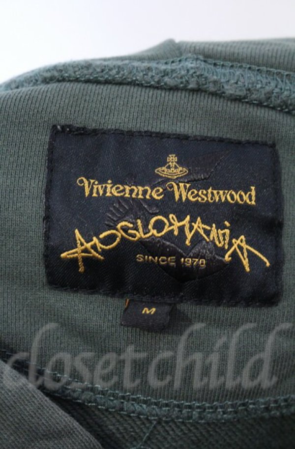 画像5: ANGLOMANIA 中古 / Logo Hooded Sweatshirt（ロゴフーデッドスウェットシャツ）パーカー M カーキ  O-25-11-09-056-to-YM-OS (5)