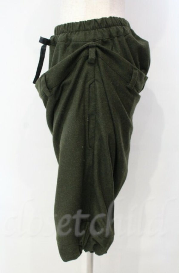 画像2: ヴィヴィアンウエストウッド 中古 / クロップドカンガルーパンツ S/M　UNISEX カーキ  O-25-11-09-058-pa-YM-OS (2)