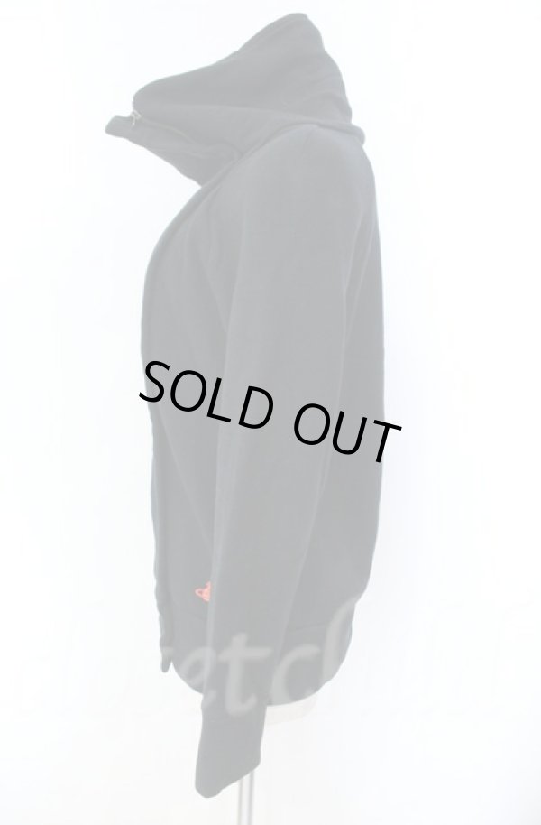 画像4: ヴィヴィアンウエストウッド 中古 / CHOICE スウェットライダースジャケット 2 ブラック  O-25-11-09-006-jc-YM-ZH (4)