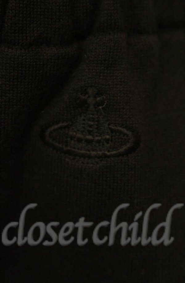 画像2: ヴィヴィアンウエストウッド 中古 / リブショートサルエルパンツ 3 ブラック  O-25-11-09-061-pa-YM-OS (2)