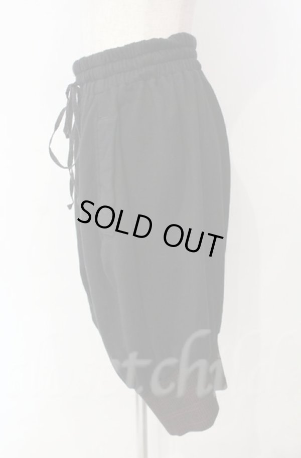 画像3: ヴィヴィアンウエストウッド 中古 / リブショートサルエルパンツ 3 ブラック  O-25-11-09-061-pa-YM-ZH (3)