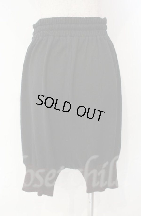 画像4: ヴィヴィアンウエストウッド 中古 / リブショートサルエルパンツ 3 ブラック  O-25-11-09-061-pa-YM-ZH (4)