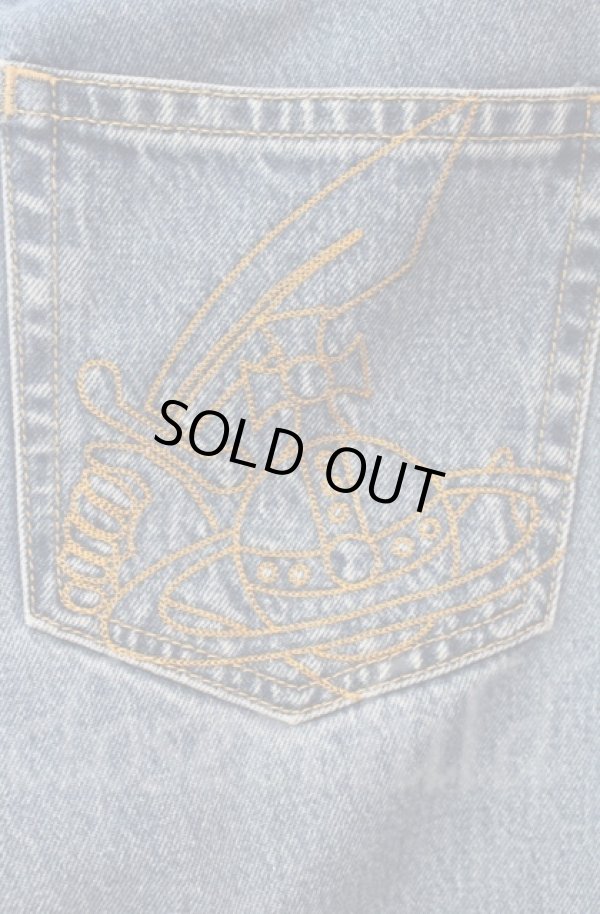 画像4: ANGLOMANIA 中古 / HARRIS JEANS（ハリスジーンズ）デニムパンツ 33 インディゴ  O-25-11-09-063-pa-YM-ZH (4)