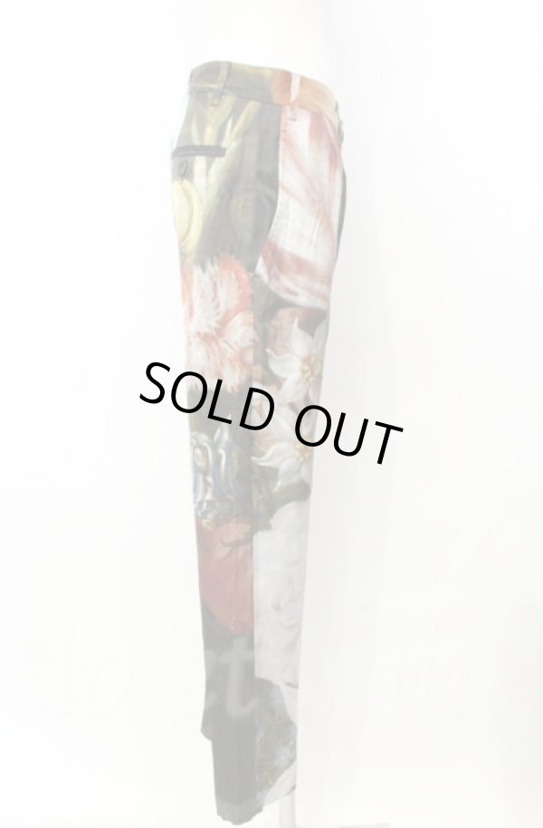 画像3: ヴィヴィアンウエストウッド 中古 / ボスハールトパンツ 36 ブラック×マルチ  O-25-11-09-065-pa-IG-ZH (3)