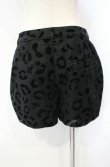 画像4: ヴィヴィアンウエストウッド 中古 / レオパードジャガードショートパンツ 1 ブラック  O-25-11-09-066-pa-IG-OS (4)