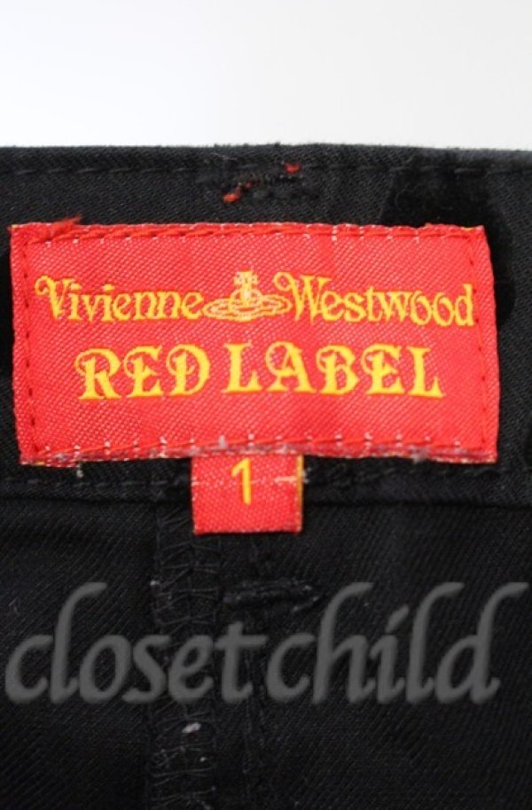 画像5: ヴィヴィアンウエストウッド 中古 / レオパードジャガードショートパンツ 1 ブラック  O-25-11-09-066-pa-IG-OS (5)