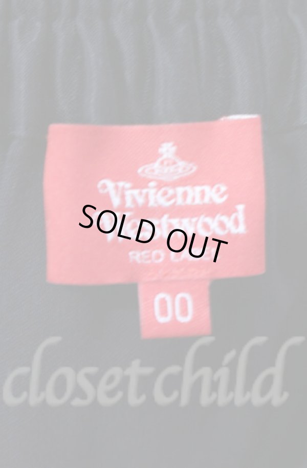 画像5: ヴィヴィアンウエストウッド 中古 / コットンレーヨンサテンボックスタックギャザースカート 00 ブラック  O-25-11-09-068-sk-IG-ZH (5)