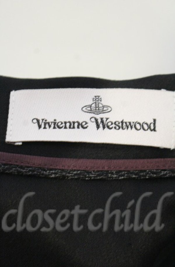 画像5: ヴィヴィアンウエストウッド 中古 / SI MIRROR SKIRT（ミラースカート） 38 ブラック  O-25-11-09-069-sk-IG-OS (5)