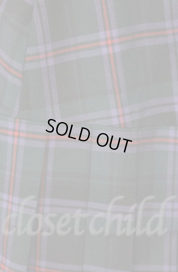 画像2: ヴィヴィアンウエストウッド 中古 / SUMMER KILT SKIRT（サマーキルトスカート） 38 グリーン×パープル  O-25-11-09-070-sk-IG-ZH (2)