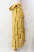 画像2: ヴィヴィアンウエストウッド 中古 / ラップスカート 00 イエロー  O-25-11-09-072-sk-IG-OS (2)