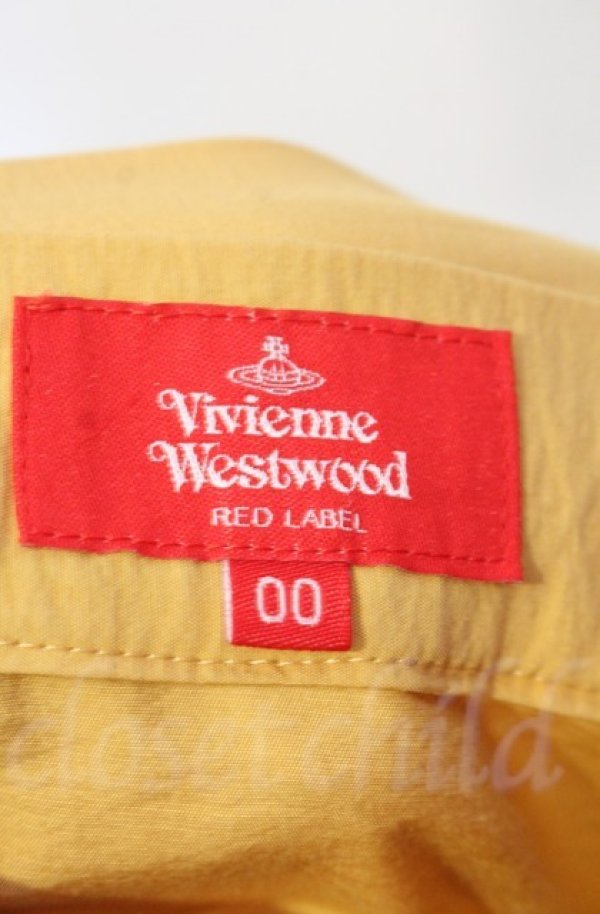 画像4: ヴィヴィアンウエストウッド 中古 / ラップスカート 00 イエロー  O-25-11-09-072-sk-IG-OS (4)