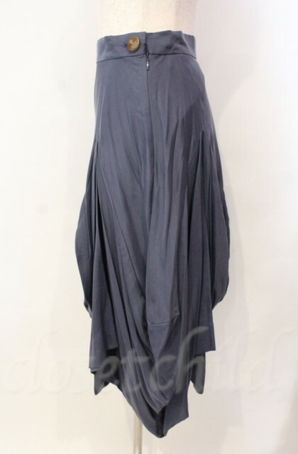 画像2: ヴィヴィアンウエストウッド 中古 / ドレープスカート 1 ブルー  O-25-11-09-075-sk-IG-OS (2)