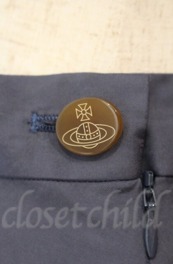 画像3: ヴィヴィアンウエストウッド 中古 / ドレープスカート 1 ブルー  O-25-11-09-075-sk-IG-OS (3)