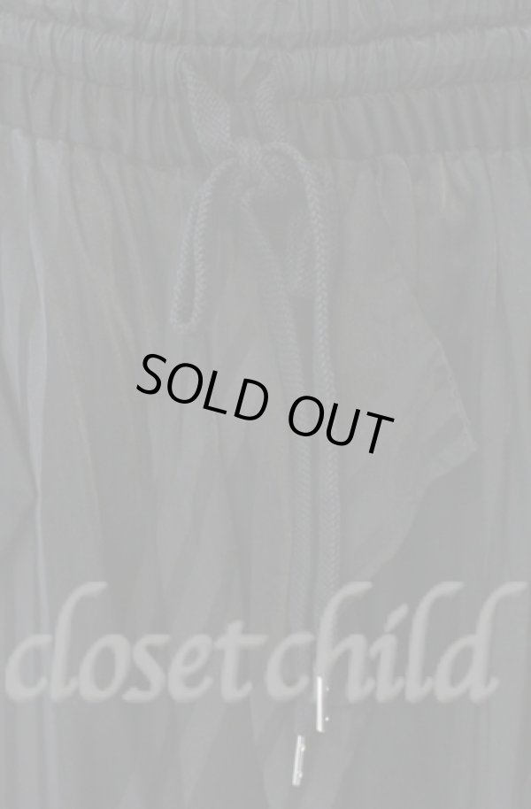 画像2: ヴィヴィアンウエストウッド 中古 / ストライプサテインスカート 00 ブラック  O-25-11-09-076-sk-IG-OS (2)