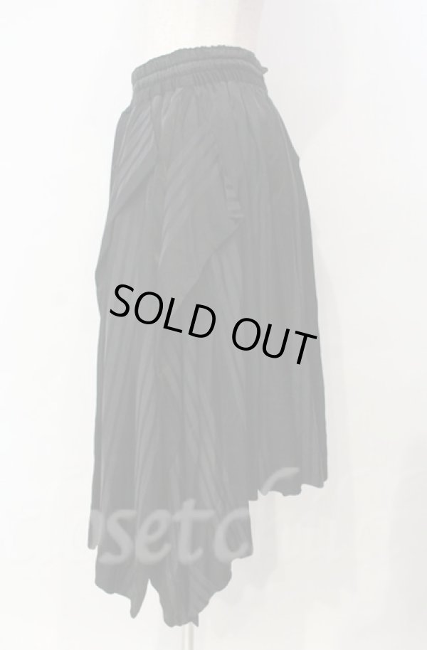 画像3: ヴィヴィアンウエストウッド 中古 / ストライプサテインスカート 00 ブラック  O-25-11-09-076-sk-IG-OS (3)