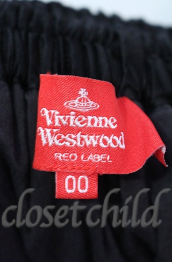 画像5: ヴィヴィアンウエストウッド 中古 / ストライプサテインスカート 00 ブラック  O-25-11-09-076-sk-IG-OS (5)