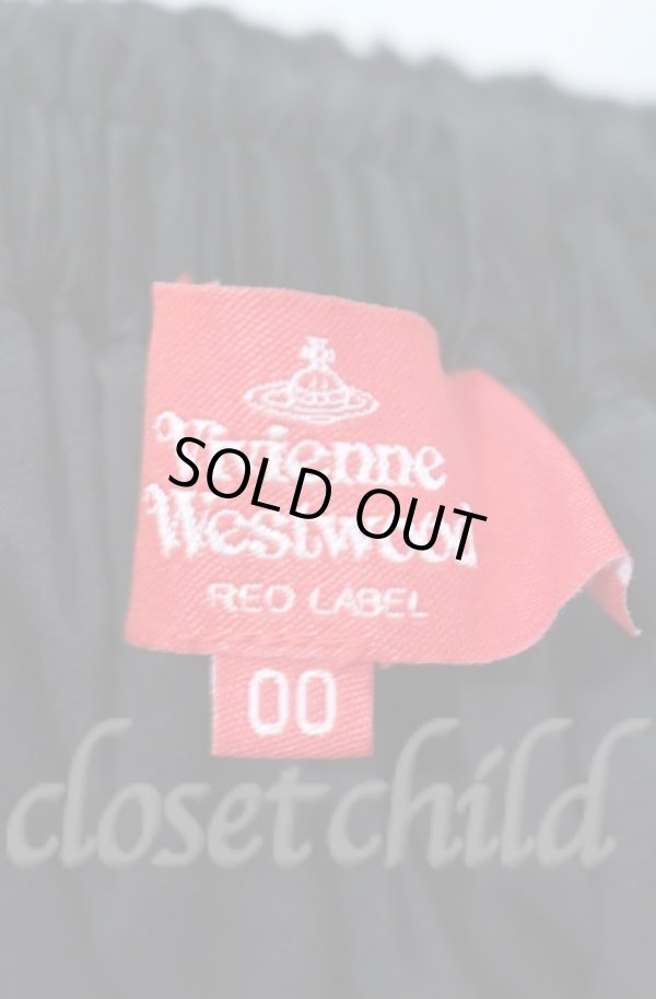 画像5: ヴィヴィアンウエストウッド 中古 / ストライプサテインスカート 00 ブラック  O-25-11-09-076-sk-IG-OS (5)